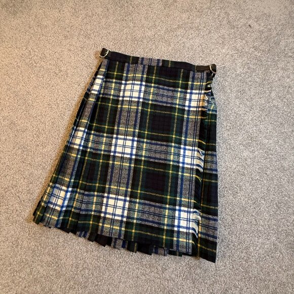 COPY - O'Neil of Dublin Tartan Kilt Traditional Kids Wool Blend Age Size 7-8 Yrs - Picture 1 of 4